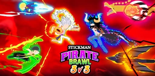 Stickman Pirates Brawl 3v3