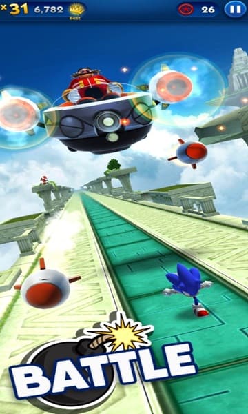 Sonic Dash Mod APK All Characters Unlocked