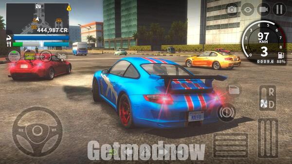 Car Driving Online Mod APK Menu