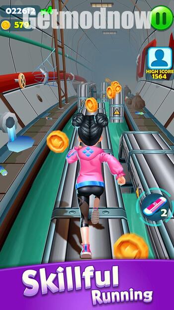 Subway Princess Runner Mod APK Unlimited Everything