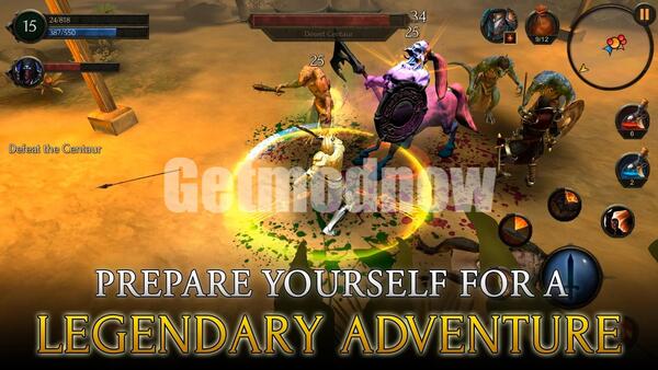 Arcane Quests Legends Mod APK Menu