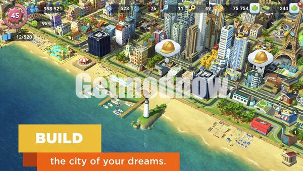 SimCity BuildIt Mod APK Unlimited Simcash