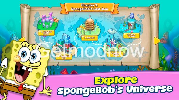 SpongeBob Adventures: In A Jam  Mod APK Free Shopping