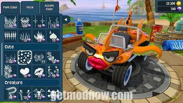 BB Racing 2 Mod APK Unlocked All Cars