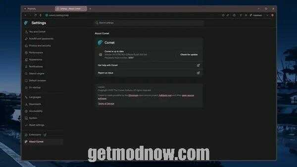 Comet Browser APK For Android