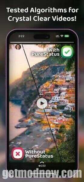 Pure Status Mod APK Unlocked Time