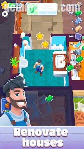 Renovation Day Mod APK Unlimited Stars