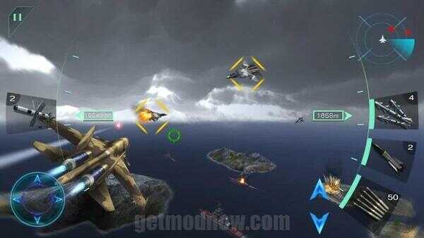 Sky Fighters 3D Mod APK High Rank