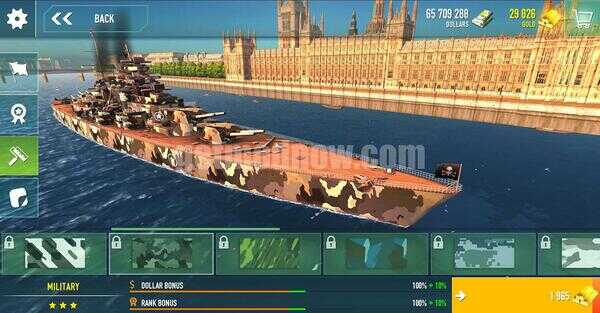 Battle of Warships Mod APK unlimited ammo