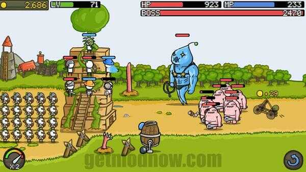 Grow Castle Mod APK unlimited gems