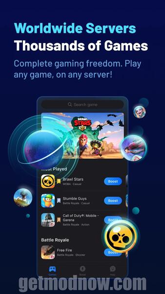 GearUP Booster Mod APK Premium Unlocked