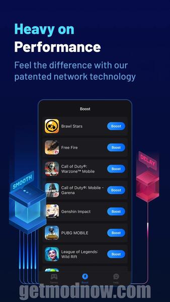 GearUP Booster Premium Mod APK