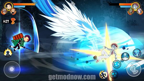 Stick Demon Shadow Fight Mod APK Free Upgrades