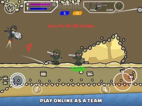 Mini Militia Mod APK Menu