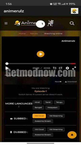 Animerulz APK For Android