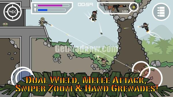 Mini Militia Classic Mod APK Unlimited Ammo and Nitro