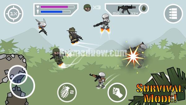 Mini Militia Classic Mod APK Unlimited Ammo