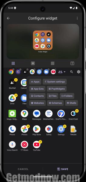 Folder Widget Mod APK Pro Unlocked