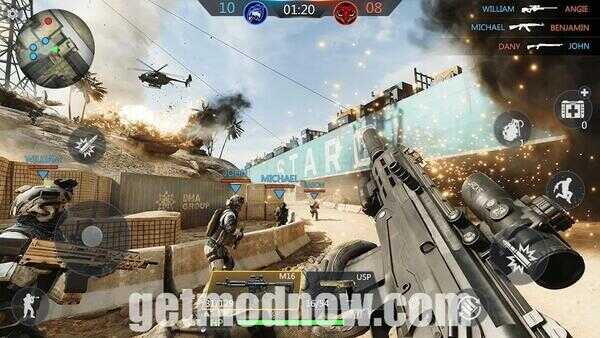 FPS Strike Ops Modern Arena Mod APK Unlimited Money