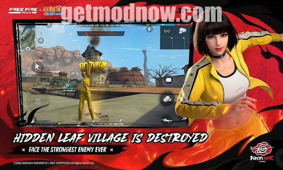 Free Fire MAX x NARUTO Mod APK Latest Version