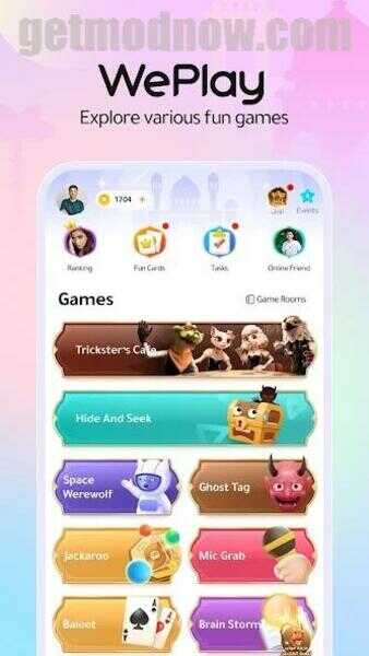 WePlay Mod APK Unlimited Money