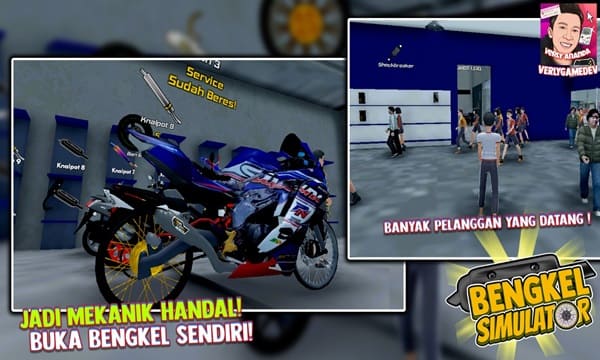 Bengkel Simulator Indonesia Mod APK Unlimited Money