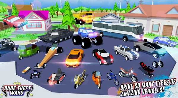 dude theft wars mod apk