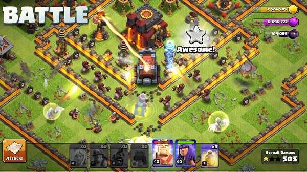 clash of clans mod apk unlimited everything