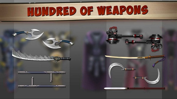 Shadow Fight 2 Titan Mod APK all weapons unlocked