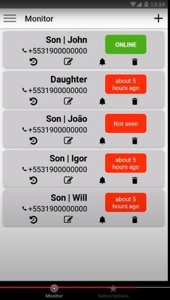 Download app Online Monitor Last Seen for Android