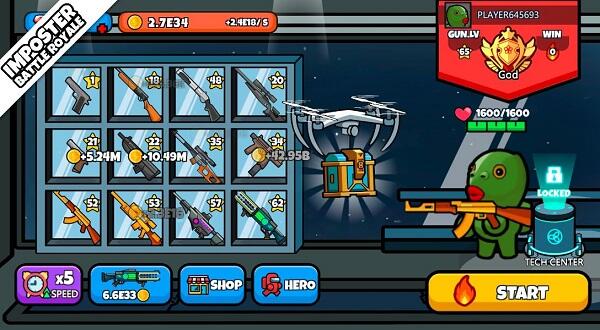 Game Imposter Battle Royale Mod APK Unlimited Money and Gems