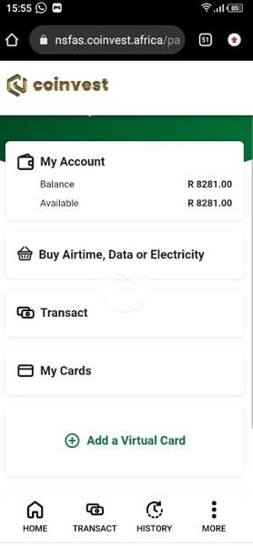 Coinvest NSFAS App Android